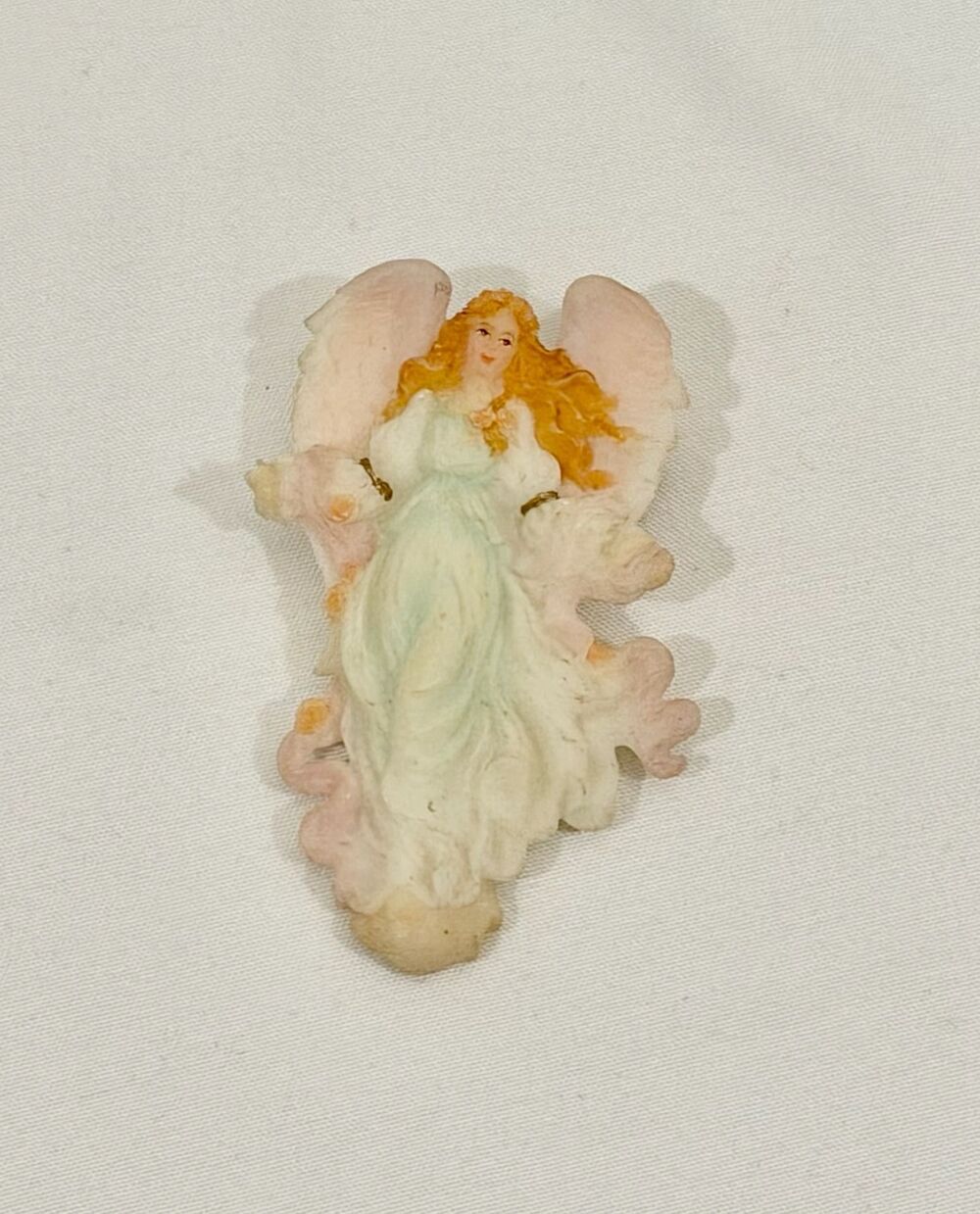 Vintage Roman Inc. Seraphim Classics 1998 Angel Brooch Pin 2.25"